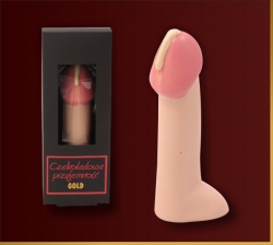 Penis z czekolady Gold Euro
